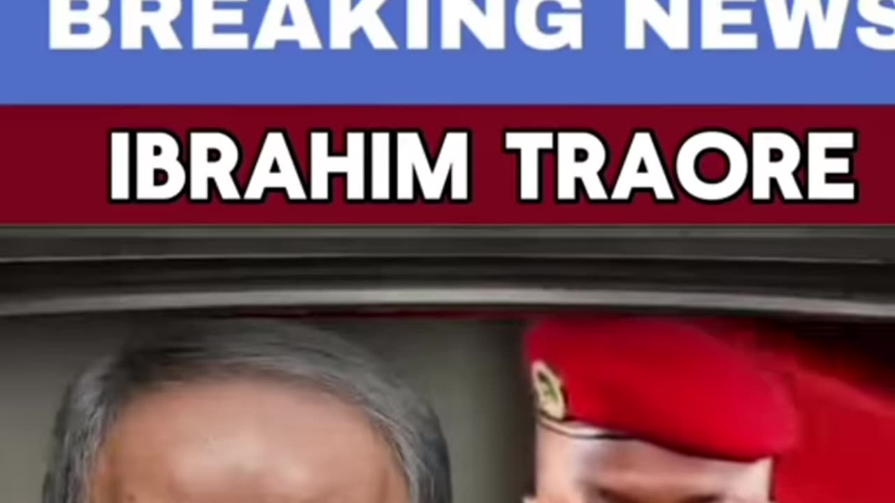 Captain Ibrahim traore president of Burkina Faso speak