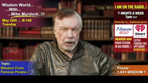 Re-Air: Wisdom World With Mike Murdock..!!!