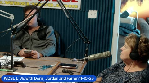 WDSL LIVE with Jordan, Doris and Farren 11-10-25