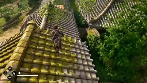 ninja action with tree climbing