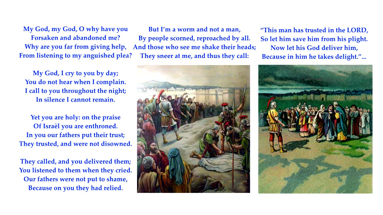 Psalm 22: 1-8 of 31. Tune: Soldau