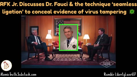 🦠Creating Viruses Using Seamless Ligation - RFK Jr. Talks Dr. Fauci Pardon