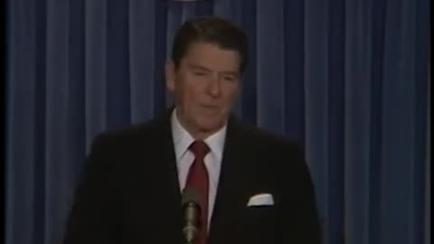 President Reagan’s Remarks during a Press Briefing