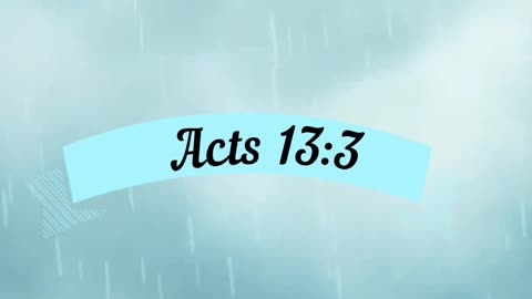 Acts 13:3 God may be calling you into something new #motivation #godsmission #biblestudy