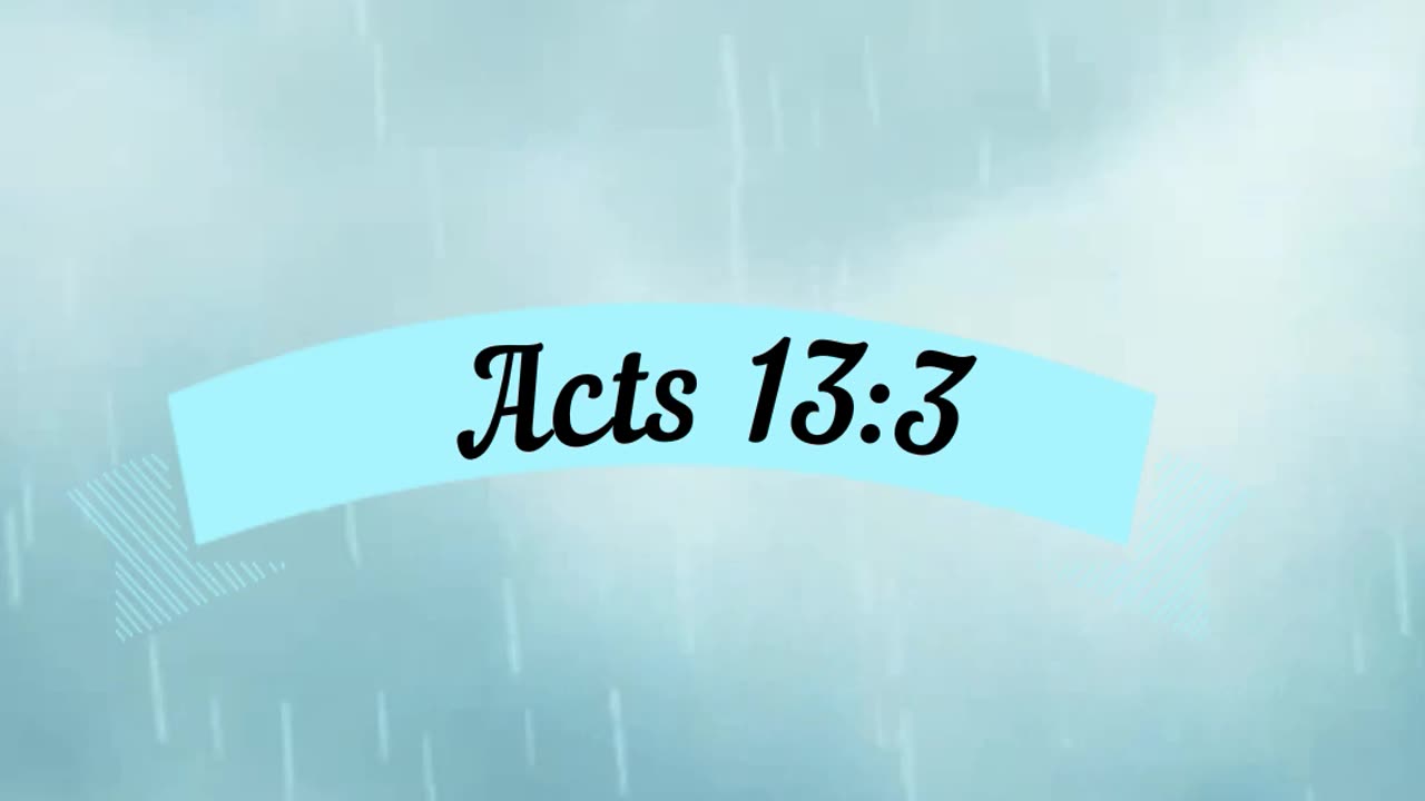 Acts 13:3 God may be calling you into something new #motivation #godsmission #biblestudy