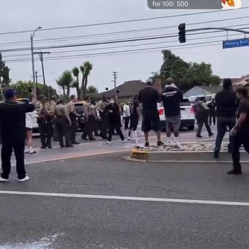Far-Left Rioters Attack ICE Agents In Paramount, California