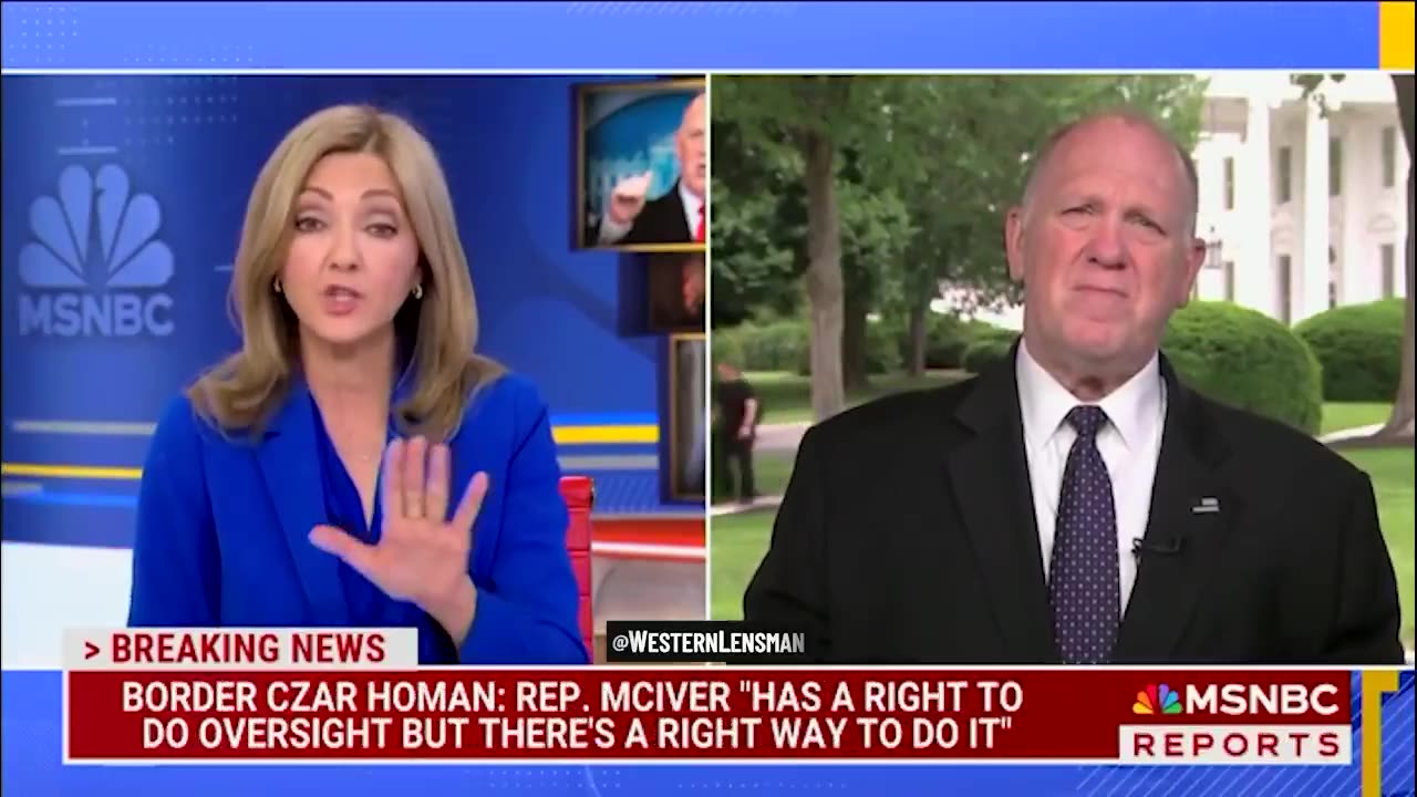 MSNBC’s Chris Jansing takes on the role of Rep. McIver’s defense attorney in clash with Tom Homan