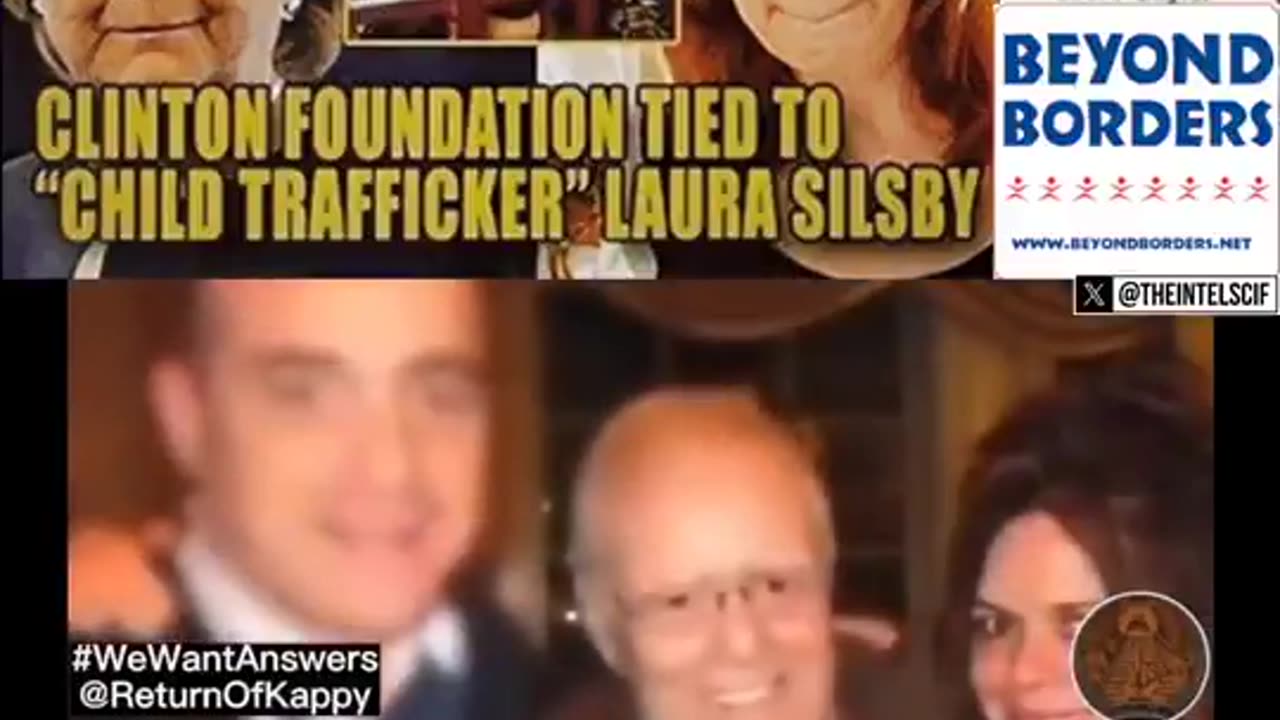 CLINTONS supply a lawyer and bail out a person caught trafficking children