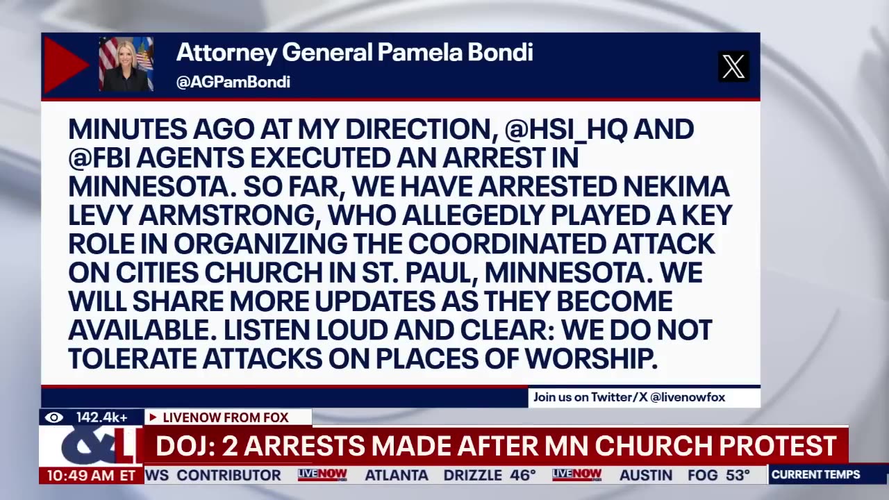 Twin Cities activists arrested for protest at St. Paul church.