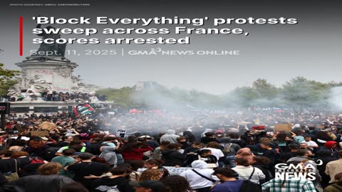 Block Everything protest sweep acroos France scores arrested