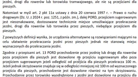 Ministerstwo Infrastruktury nie wie czym jest Przejście Sugerowane. Ale owczarscy pasterze wiedzą.