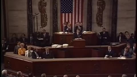 President Reagan's State of the Union Address to Congress and the Nation on January 25, 1988