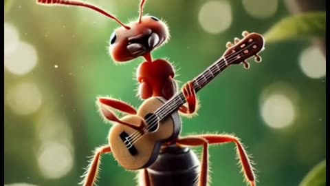 Ant play Guitar #musica #guitar #fypシ ##fyp #instrumental #muisic #ai