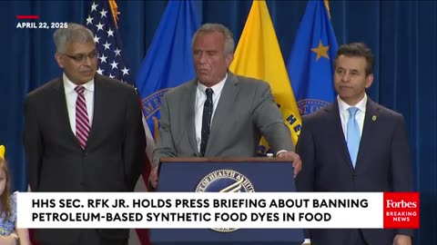 BREAKING NEWS: RFK Jr. Announces Major Ban On Food Dyes In U.S. Food Supply