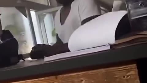 Hilarious video of a man in a gas station during an insane storm is going VIRAL