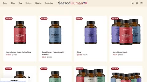 TREVOR COMSTOCK: SacredHuman New Product Launch Alert! PromoCode WARROOM 10% OFF