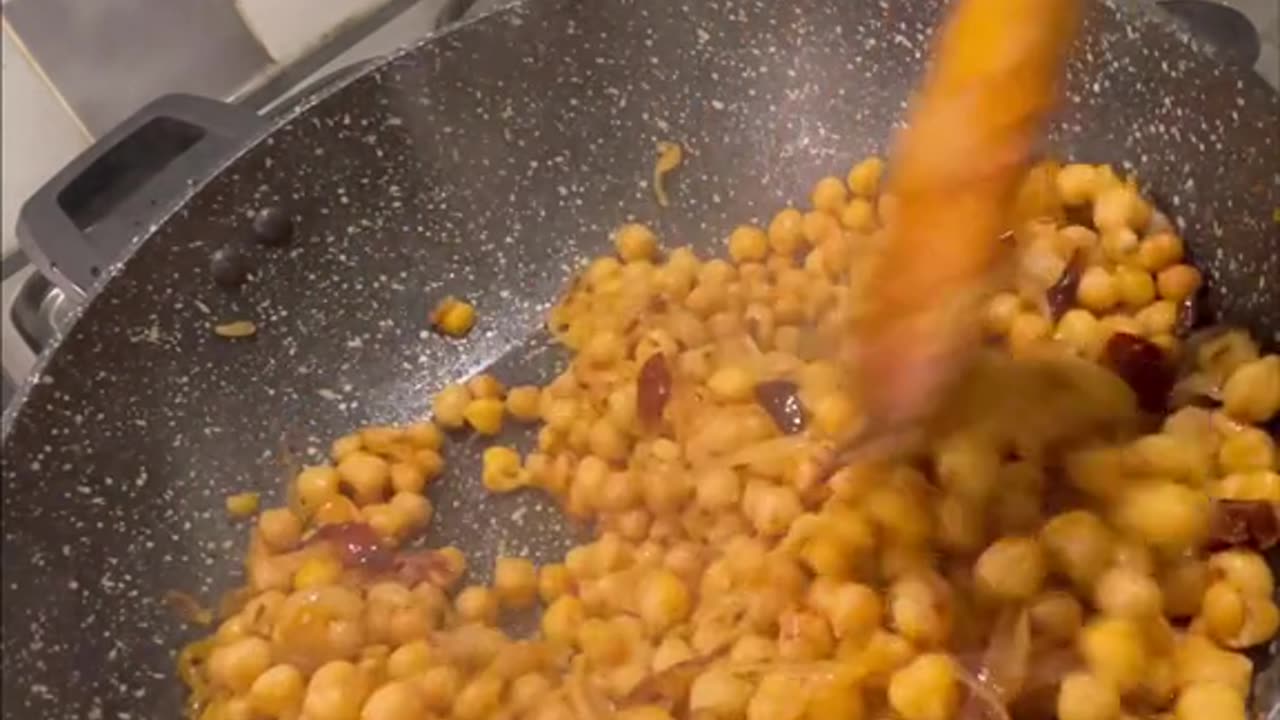 Healthy breakfast Chickpea stirfry recipe