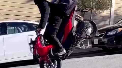 Pro Brake... Epic Fall! 😂🛵