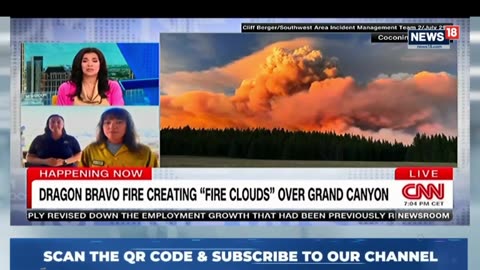 LIVE | Grand Canyon's Dragon Bravo Fire Reaches 'Megafire' Status | Grand Canyon LIVE | N18G