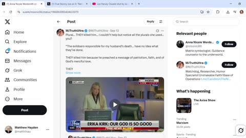 Charlie Kirk and JFK assassinations were both movies and the Apocalypse is NOW!