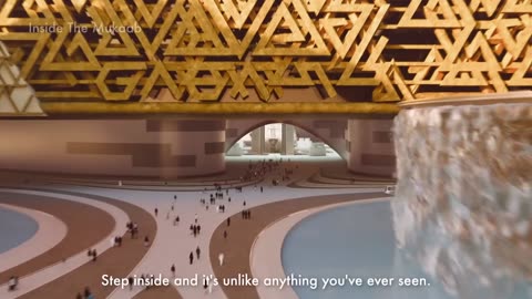 The construction giant of the 21st century: a 300-meter-high cube in the desert hides an entire city