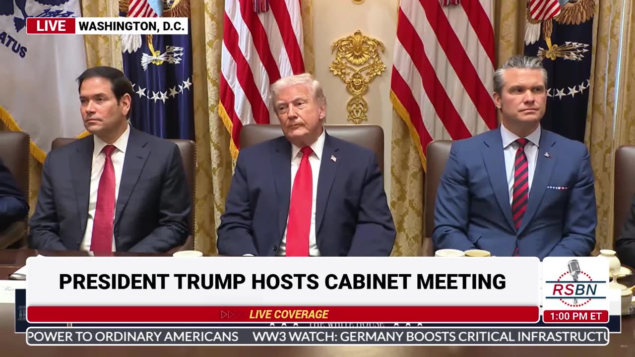 FULL EVENT: President Trump Holds the First Cabinet Meeting of His Second Year - 01/29/26