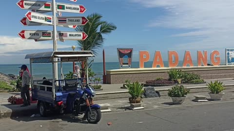 A Trip to Padang Beach Padang City West Sumatera Indonesia Part 1