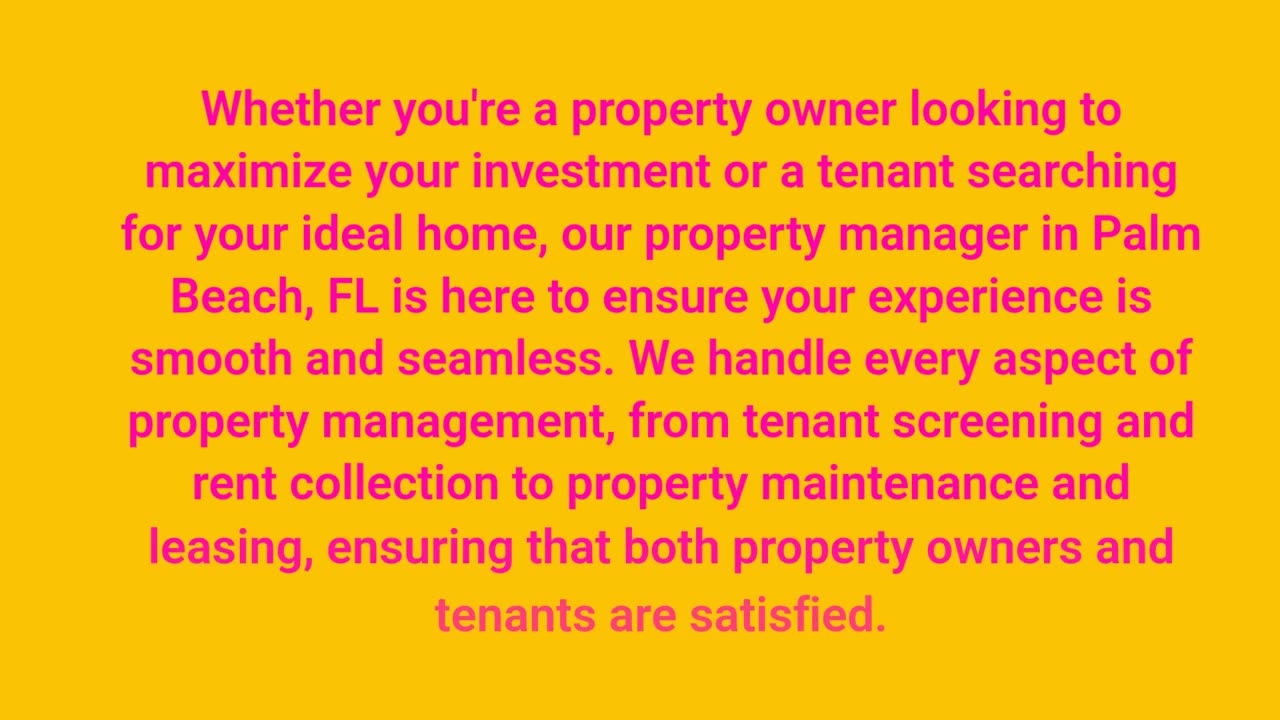 MH Manage - Experienced Property Manager in Palm Beach, FL