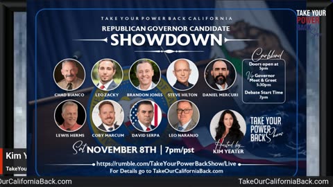 Take Your Power Back California Governor Face-Off Round 4
