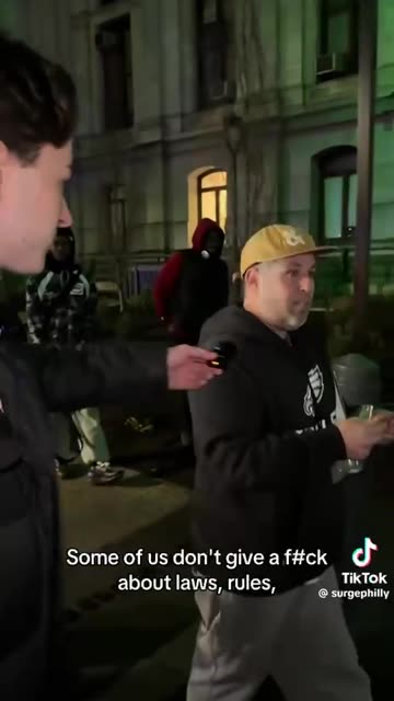 HARASSED BY ANTI ICE PROTESTERS