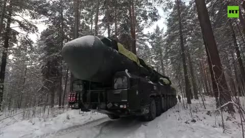 The Yars missile on Snow
