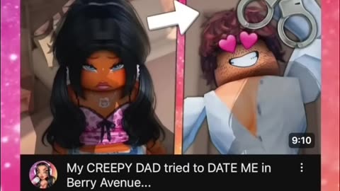 My CREEPY DAD tried to DATE ME in Berry Avenue… #roblox #shorts