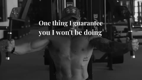 I ain't chasing no more.