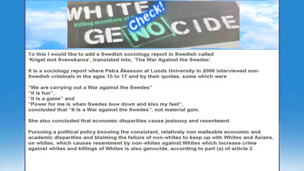 White Genocide Explained