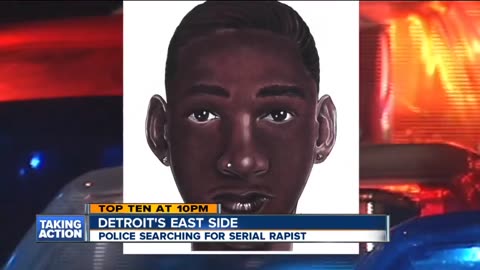 Black serial rapist sought in Detroit