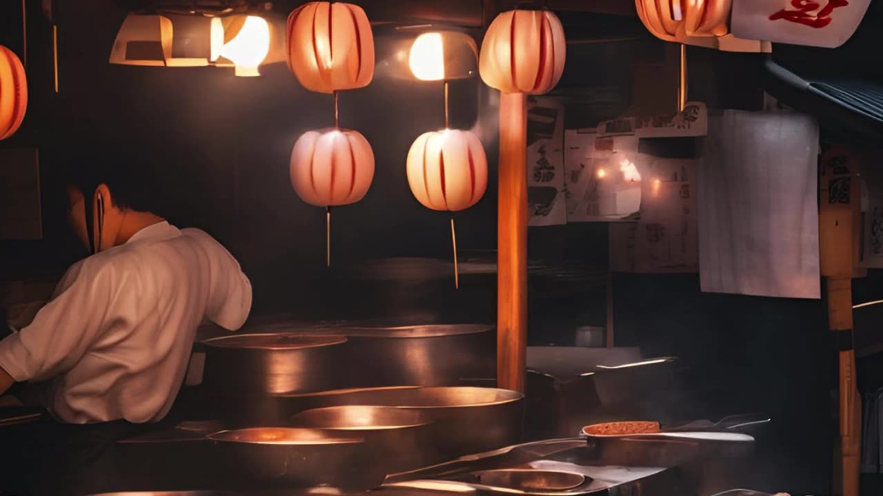 The food stalls are fun and delicious!