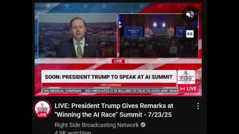 President Trump Gives Remarks at "Winning the AI Race" Summit - 7/23/25