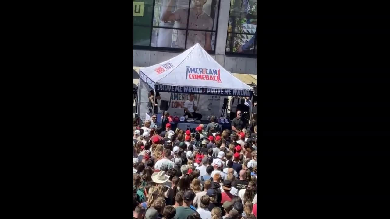 Video shows moments Charlie Kirk shot at Utah Valley University event in Orem