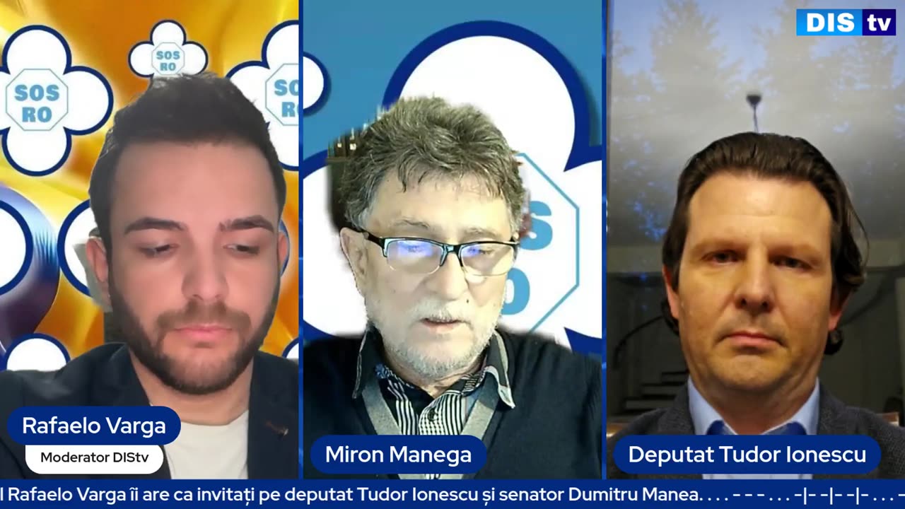 Rafaelo Varga în dialog cu deputat Tudor Ionescu și senator Dumitru Manea