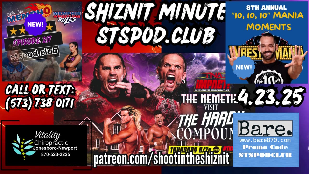 SHIZNIT MINUTE 04.24.25-BT TALKS TNA IMPACT!!