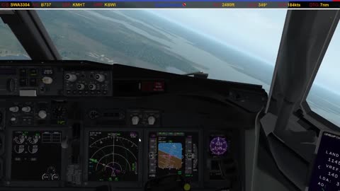 Landing in Baltimore (KBWI)