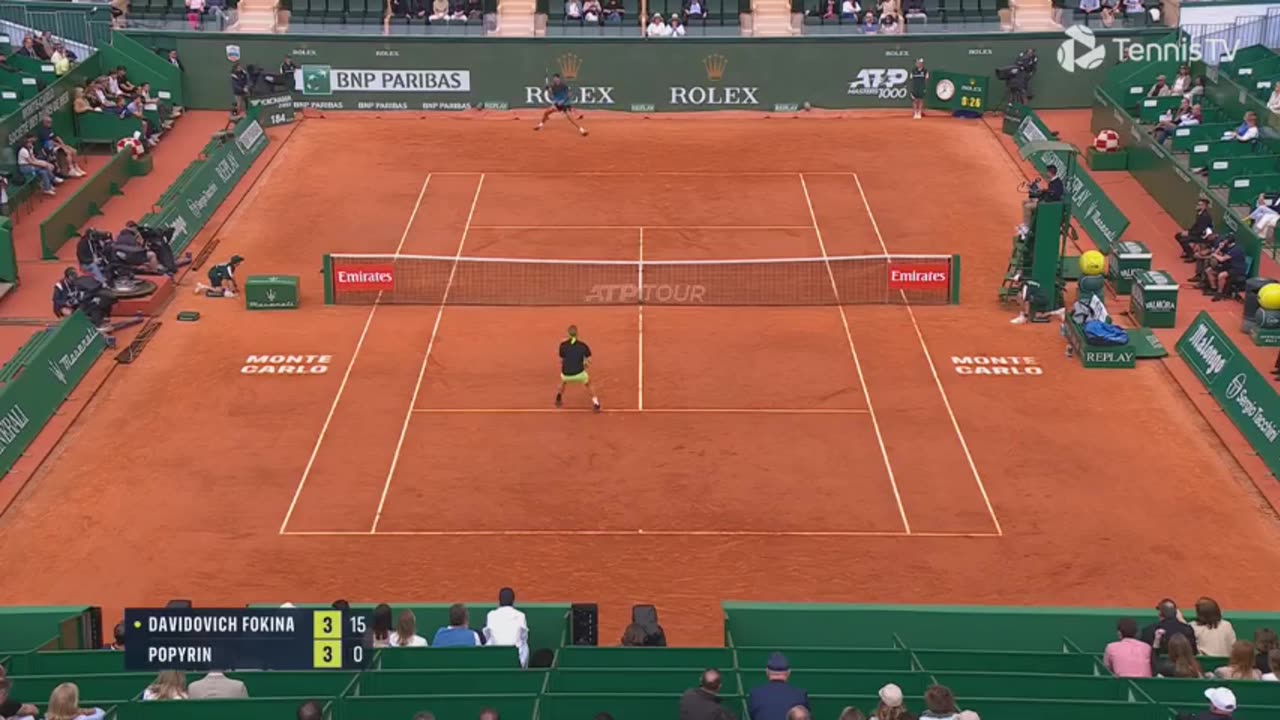 US Sports Tennis Feat. Alejandro Davidovich Fokina vs Alexei Popyrin Quarter-Final Highlights