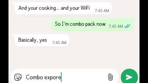 funny chat of Gf and Bf