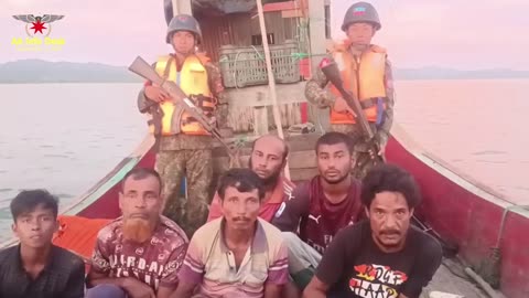 ⚓🇧🇩 Myanmar War | Arakan Army Coast Guard Intercepts Poachers in Rakhine State | RCF