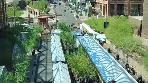 Fan Fusion - sky bridge at Phoenix Convention Center - June 2025 Phoenix AZ