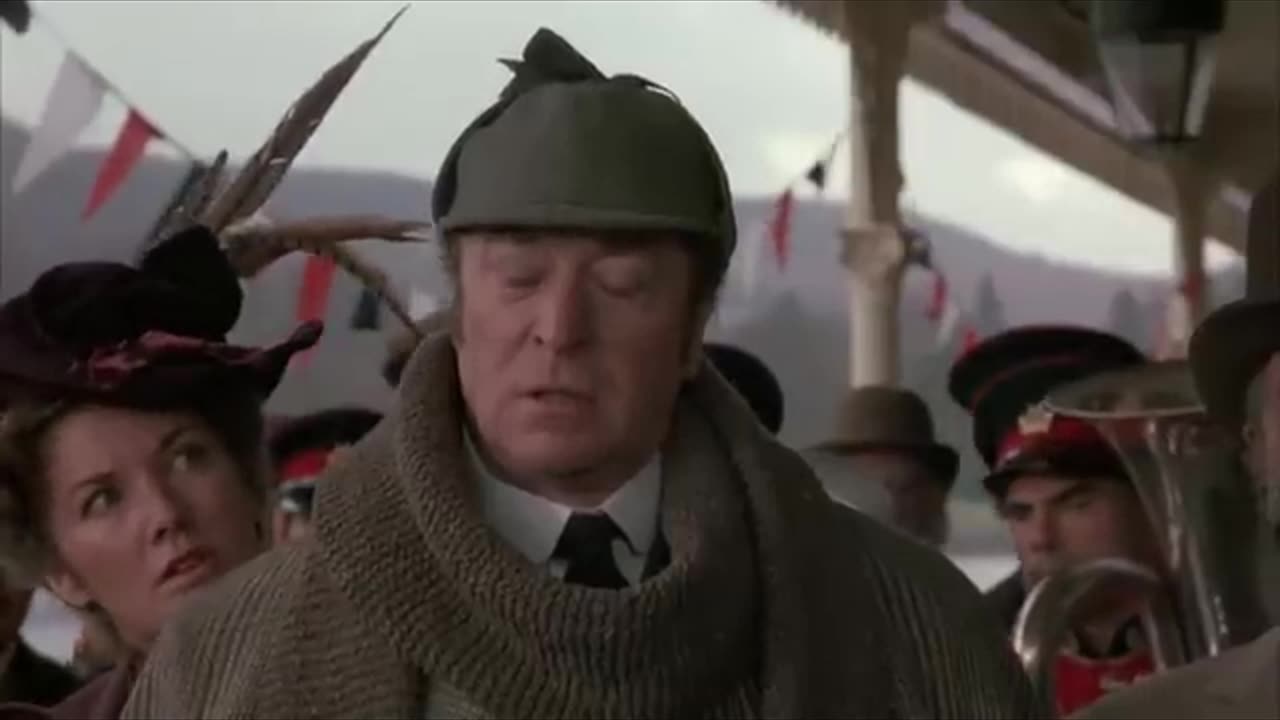 Michael Caine as Sherlock Holmes in "Without a Clue"- movie clips