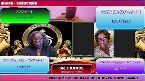 7DPNWM || WORSHIP SERVICE || SEVIS ADORATION || 9-13-25 || DR FRANCOIS