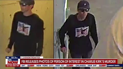 Charlie Kirk shooting- FBI releases photos of 'person of interest' - LiveNOW from FOX
