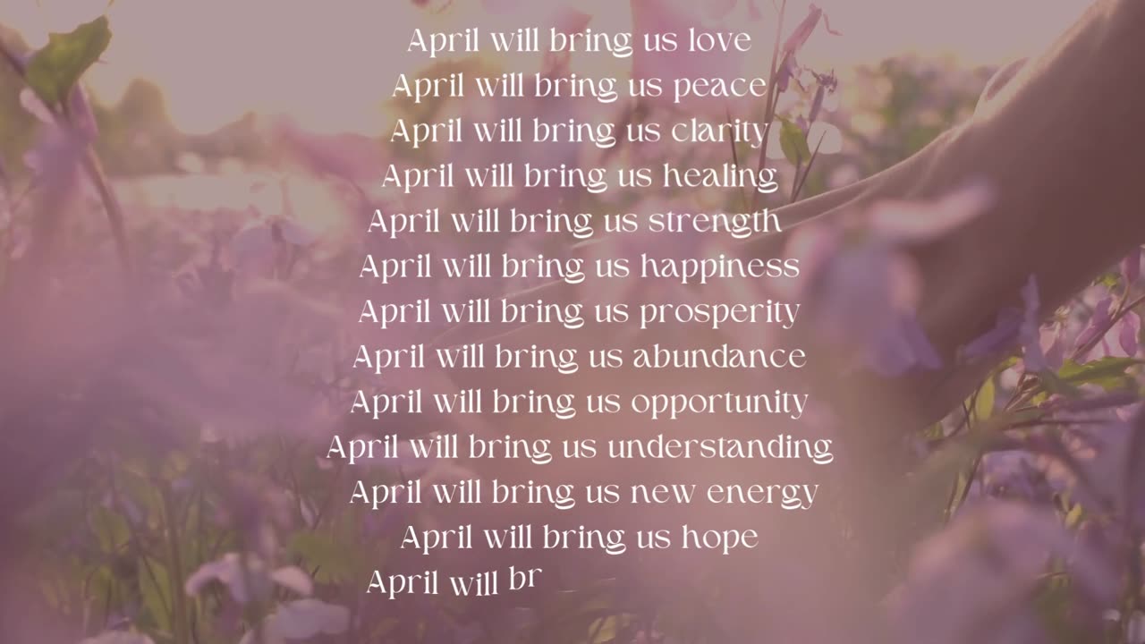 Hello April