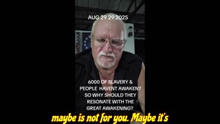 Some People Haven't Awakened Yet, And They Will Stay Behind .......